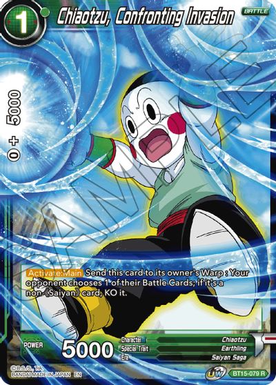 Chiaotzu, Confronting Invasion (BT15-079) [Saiyan Showdown] | Black Swamp Games
