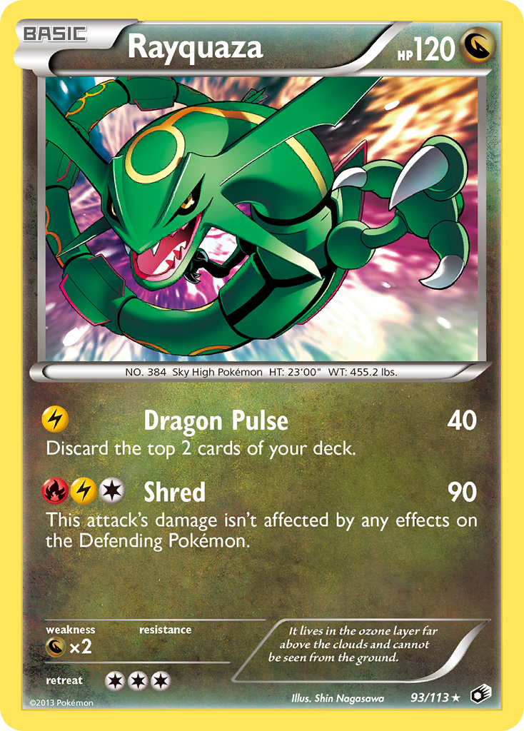 Rayquaza (93/113) [Black & White: Legendary Treasures] | Black Swamp Games