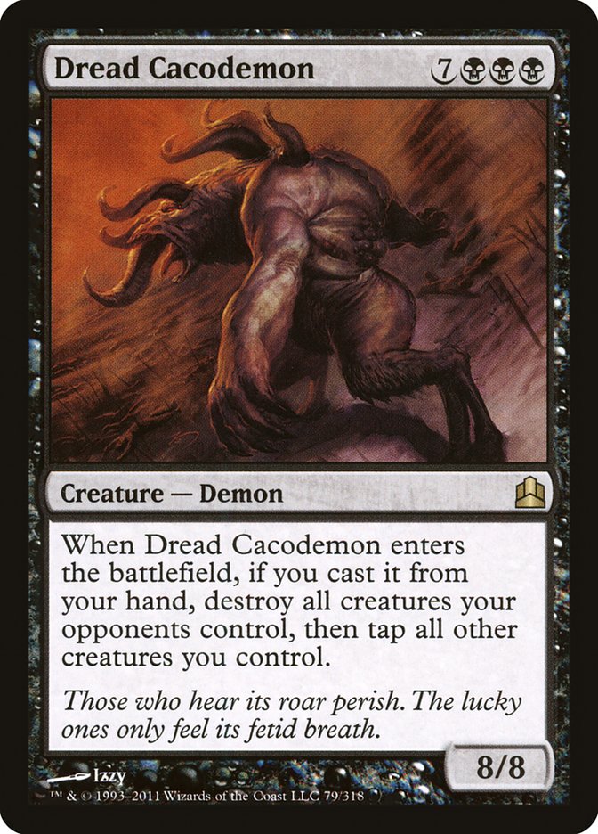 Dread Cacodemon [Commander 2011] | Black Swamp Games