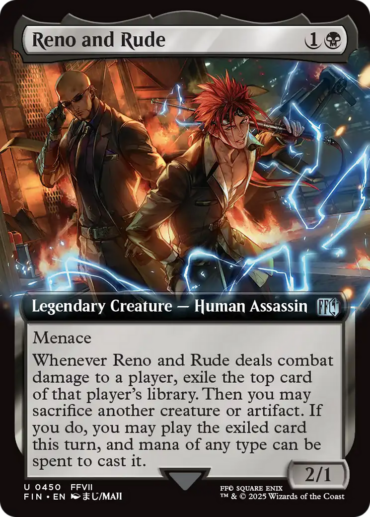 Reno and Rude (Extended Art) [FINAL FANTASY] | Black Swamp Games