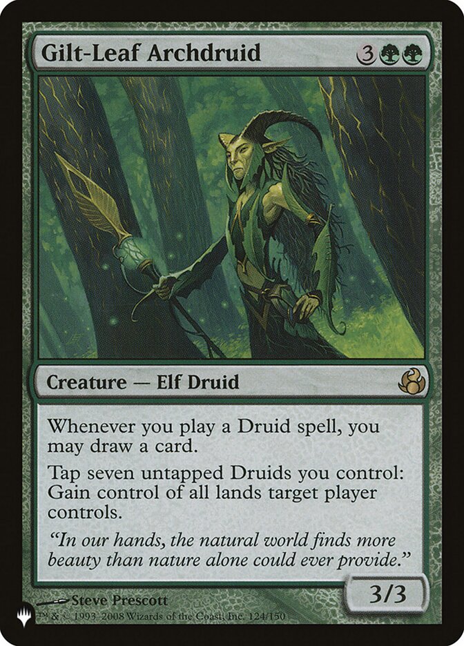 Gilt-Leaf Archdruid [The List] | Black Swamp Games
