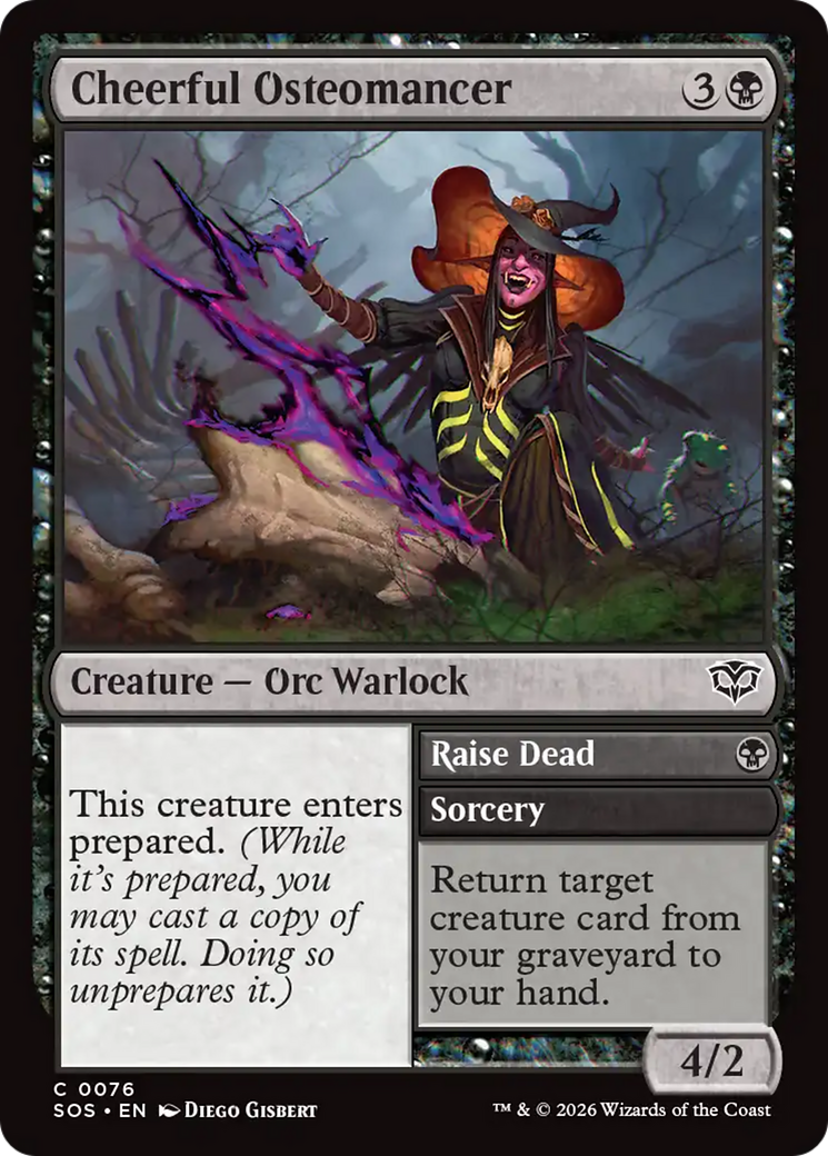 Cheerful Osteomancer [Secrets of Strixhaven] | Black Swamp Games