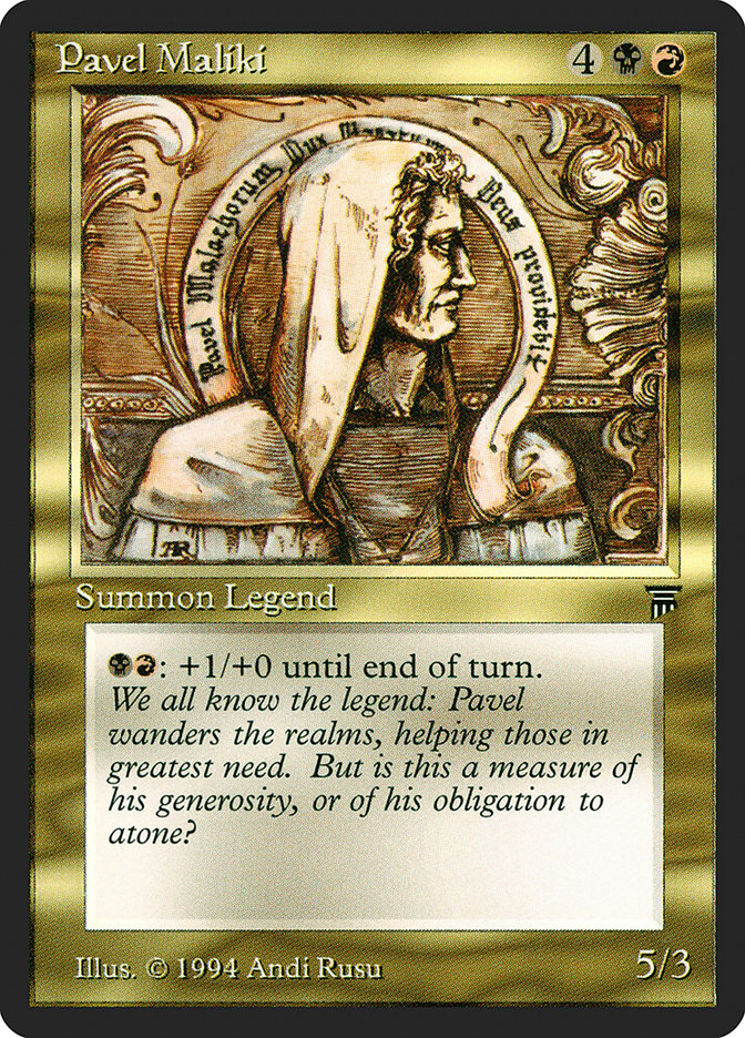 Pavel Maliki [Legends] | Black Swamp Games