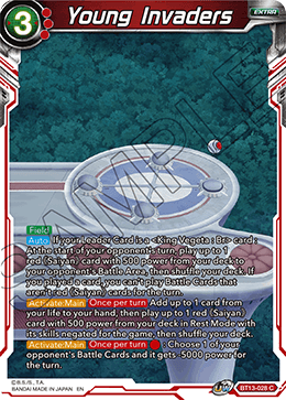 Young Invaders (Common) (BT13-028) [Supreme Rivalry] | Black Swamp Games