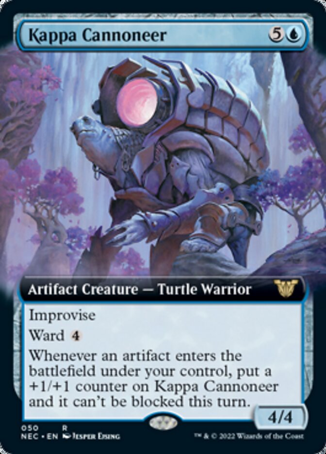 Kappa Cannoneer (Extended Art) [Kamigawa: Neon Dynasty Commander] | Black Swamp Games