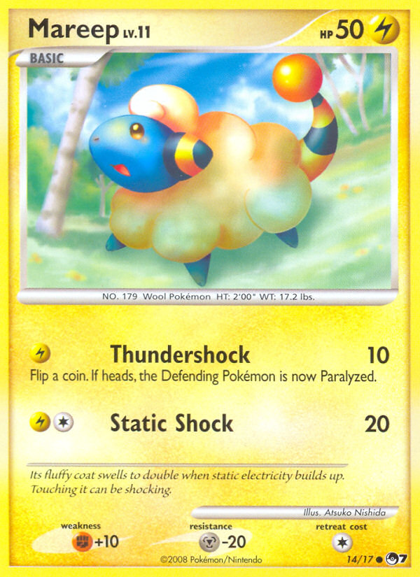 Mareep (14/17) [POP Series 7] | Black Swamp Games
