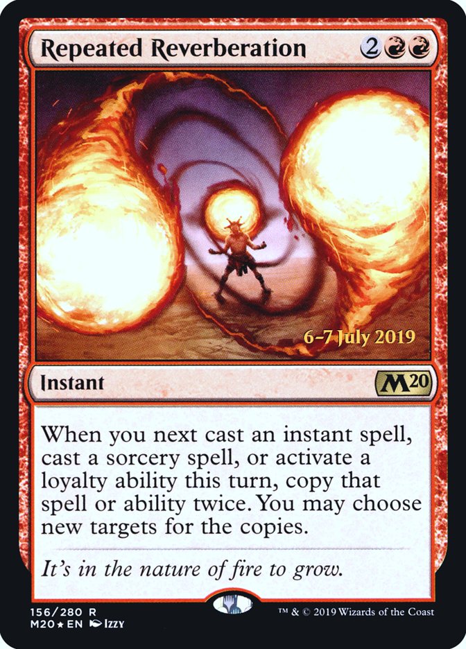 Repeated Reverberation [Core Set 2020 Prerelease Promos] | Black Swamp Games
