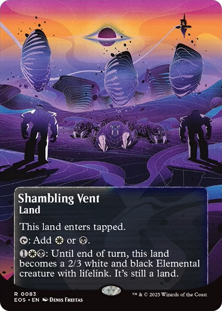 Shambling Vent (0083) (Borderless) [Edge of Eternities: Stellar Sights] | Black Swamp Games