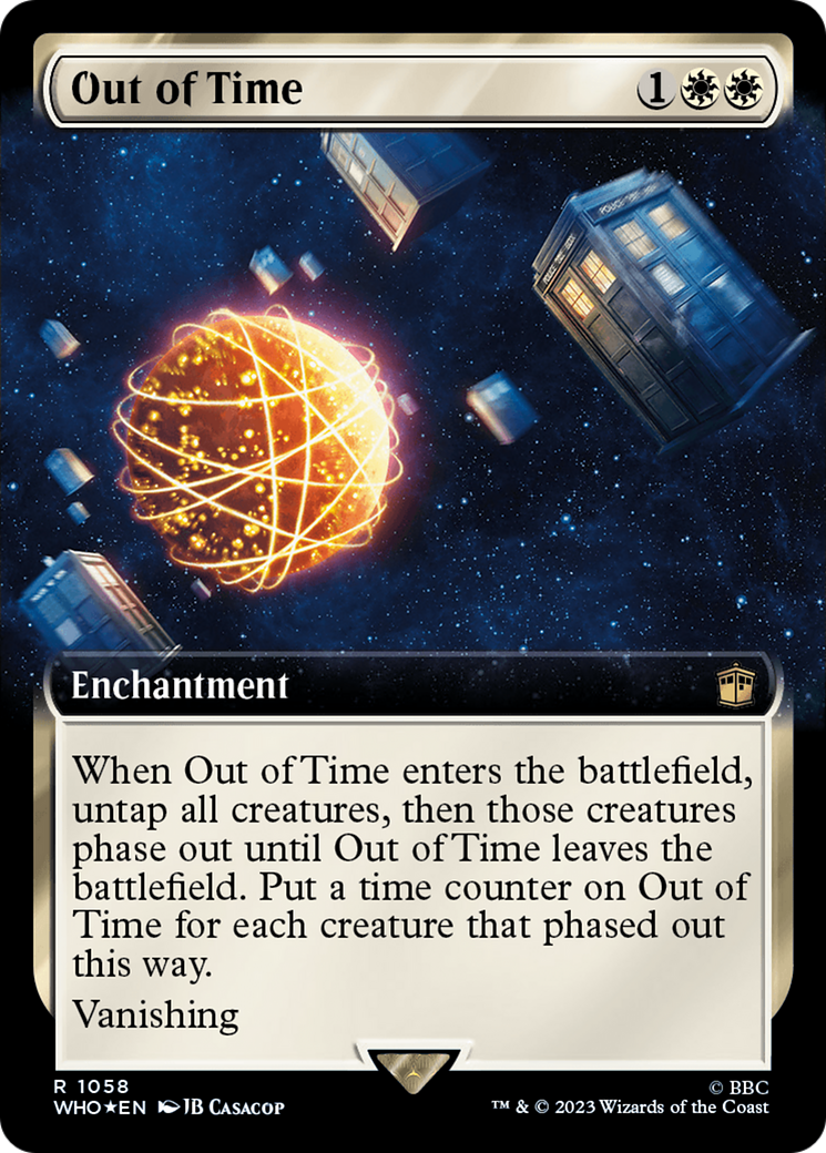 Out of Time (Extended Art) (Surge Foil) [Doctor Who] | Black Swamp Games