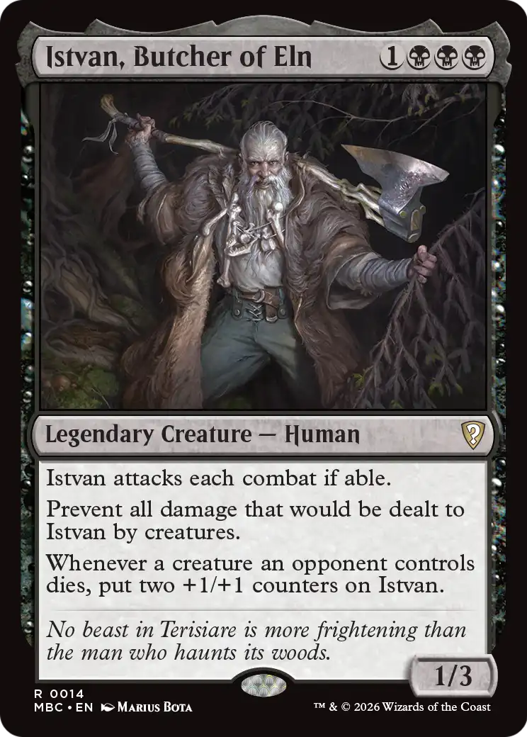 Istvan, Butcher of Eln [Mystery Booster: Commander Edition] | Black Swamp Games