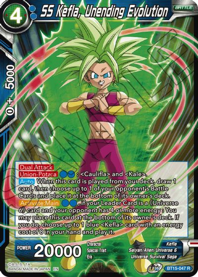 SS Kefla, Unending Evolution (BT15-047) [Saiyan Showdown] | Black Swamp Games