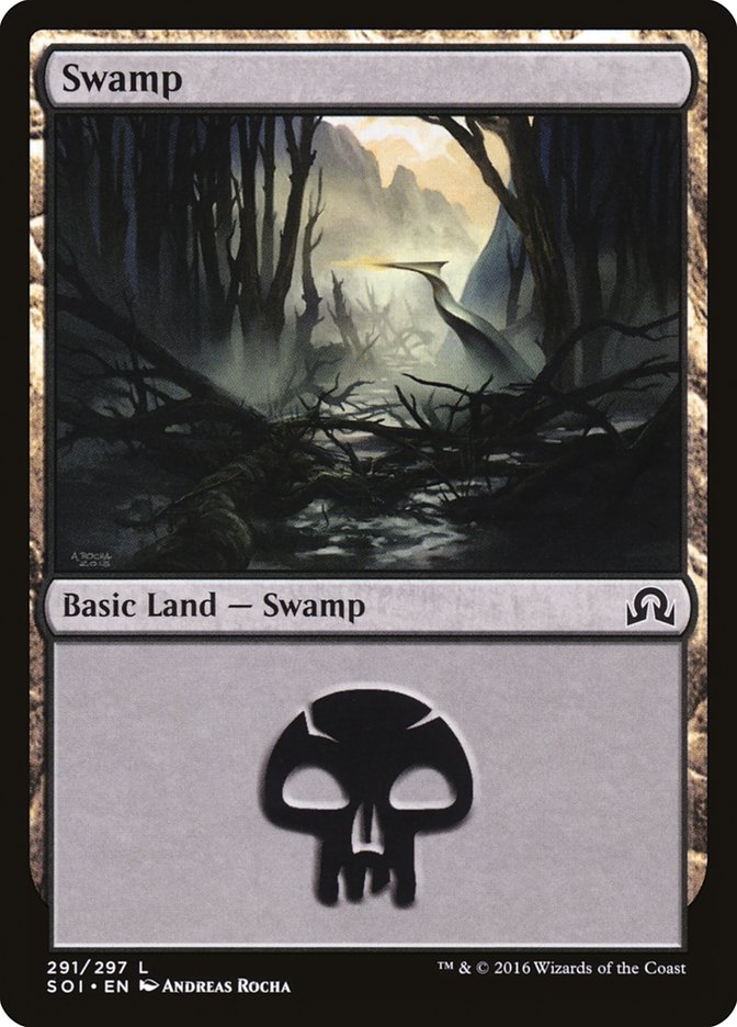 Swamp (291) [Shadows over Innistrad] | Black Swamp Games