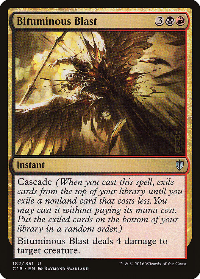Bituminous Blast [Commander 2016] | Black Swamp Games