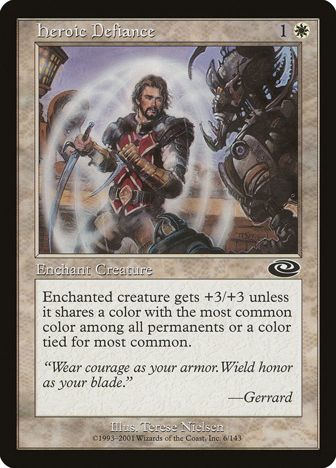 Heroic Defiance [Planeshift] | Black Swamp Games
