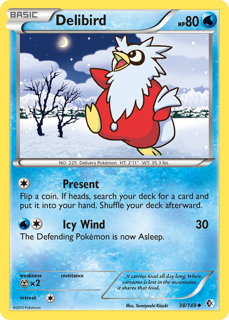 Delibird (38/149) [Black & White: Boundaries Crossed] | Black Swamp Games