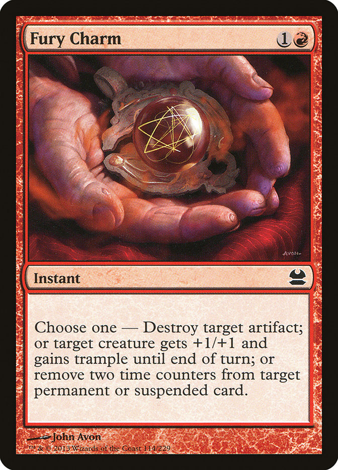 Fury Charm [Modern Masters] | Black Swamp Games