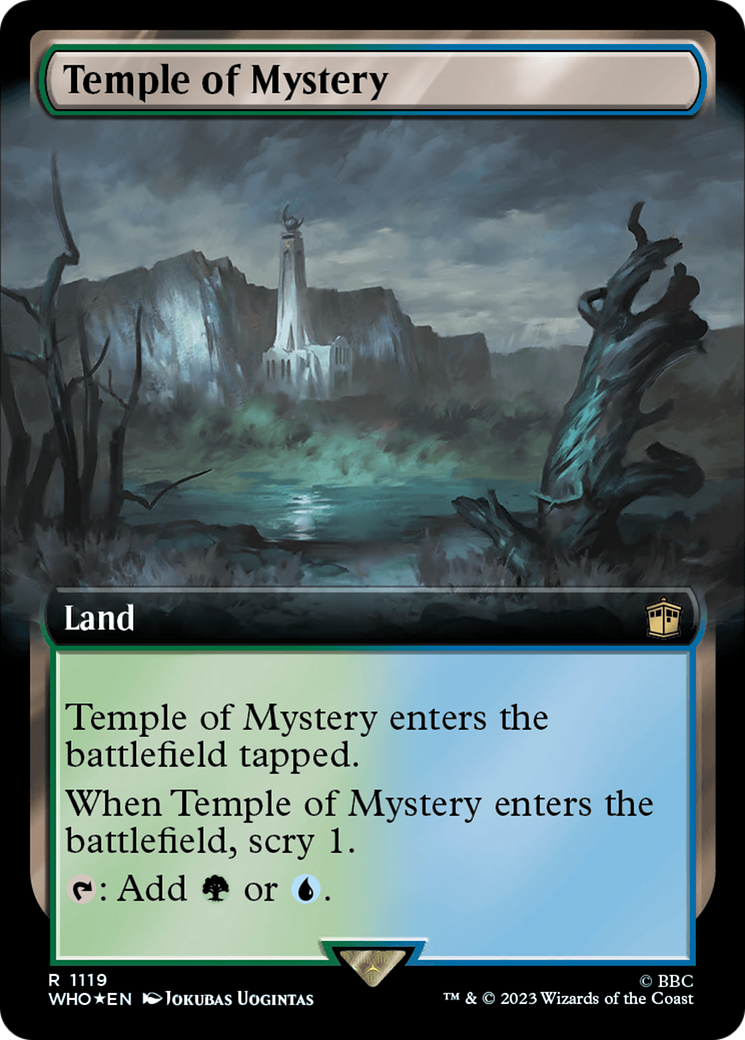 Temple of Mystery (Extended Art) (Surge Foil) [Doctor Who] | Black Swamp Games