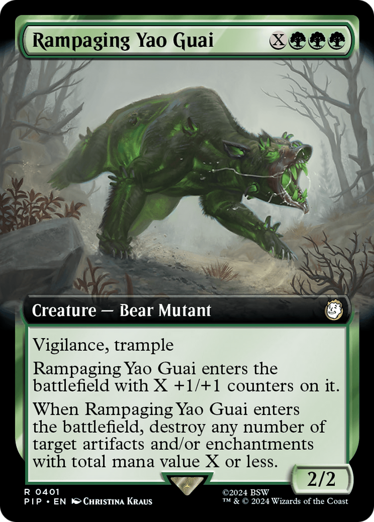 Rampaging Yao Guai (Extended Art) [Fallout] | Black Swamp Games