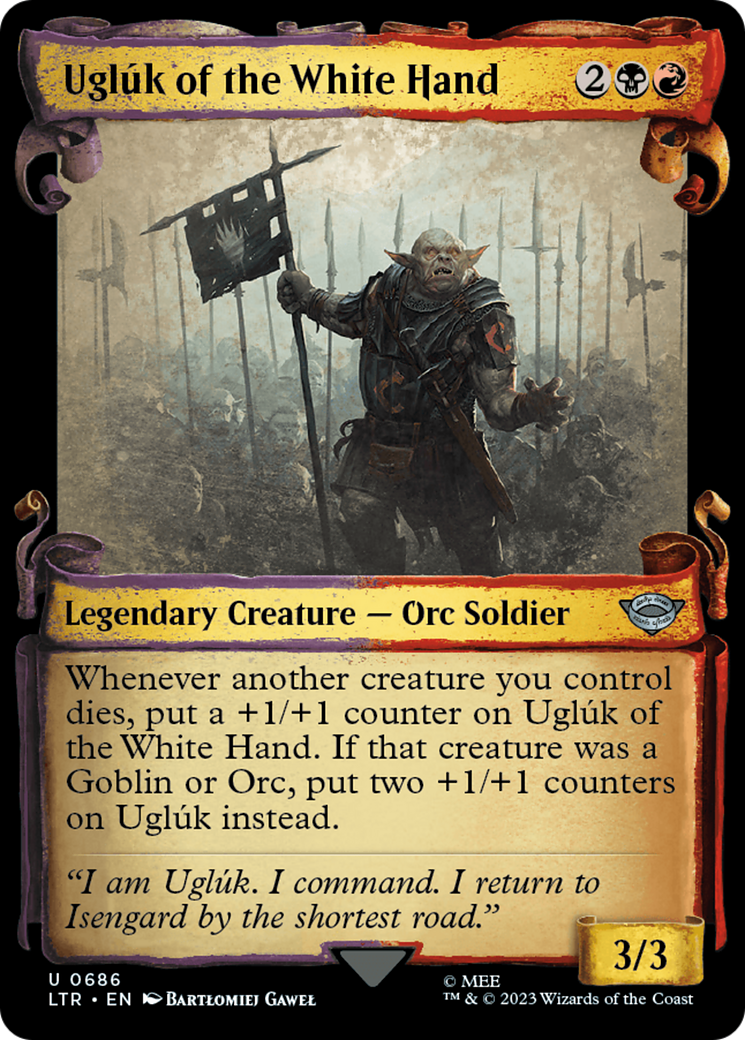 Ugluk of the White Hand [The Lord of the Rings: Tales of Middle-Earth Showcase Scrolls] | Black Swamp Games