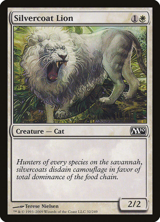 Silvercoat Lion [Magic 2010] | Black Swamp Games
