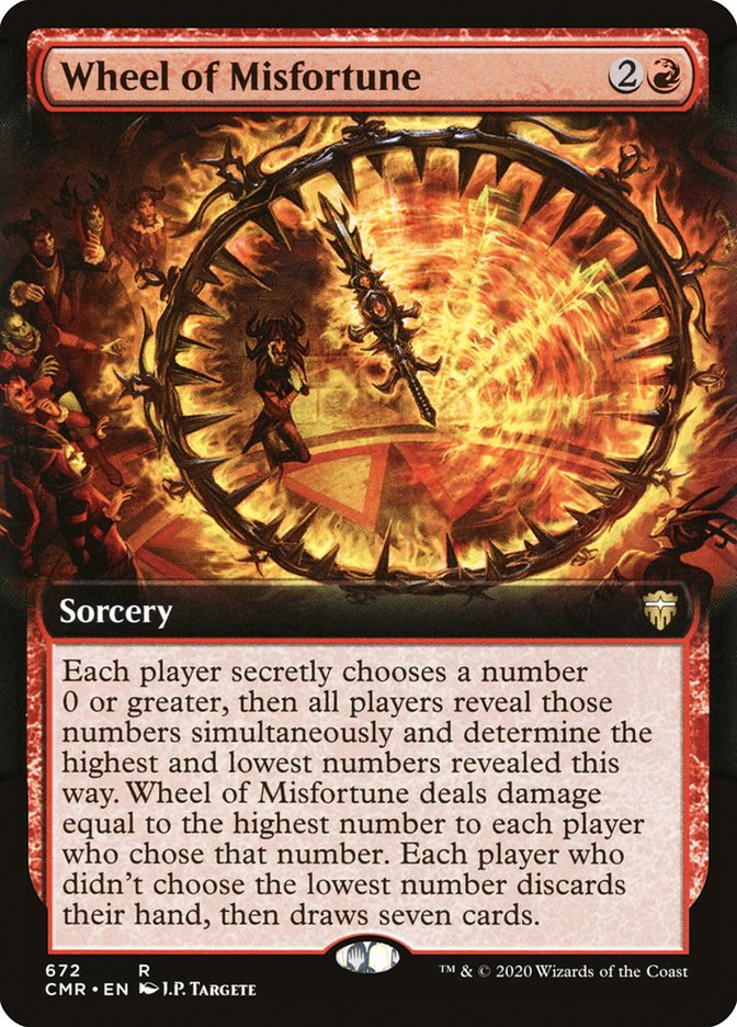 Wheel of Misfortune (Extended Art) [Commander Legends] | Black Swamp Games