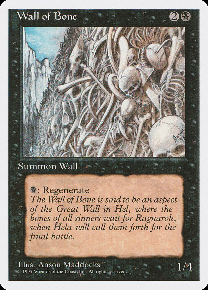 Wall of Bone [Fourth Edition] | Black Swamp Games