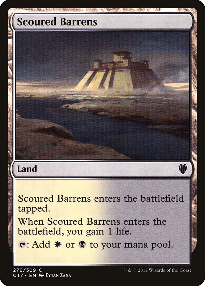 Scoured Barrens [Commander 2017] | Black Swamp Games