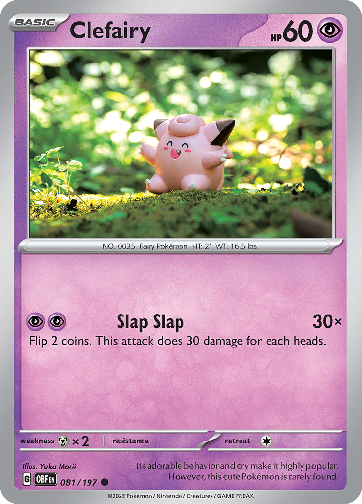 Clefairy (081/197) [Scarlet & Violet: Obsidian Flames] | Black Swamp Games