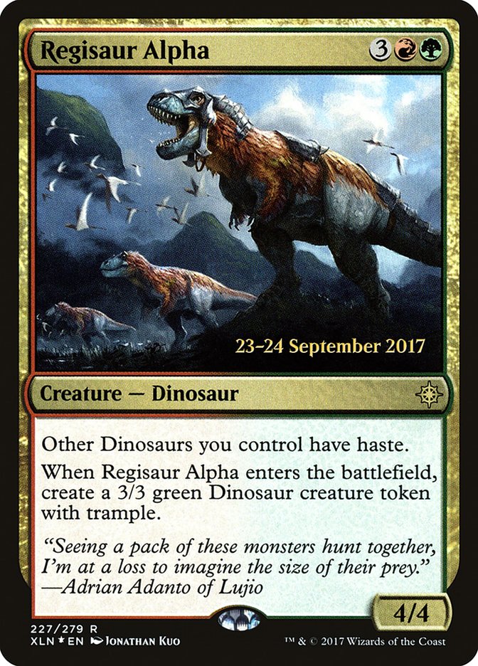 Regisaur Alpha [Ixalan Prerelease Promos] | Black Swamp Games