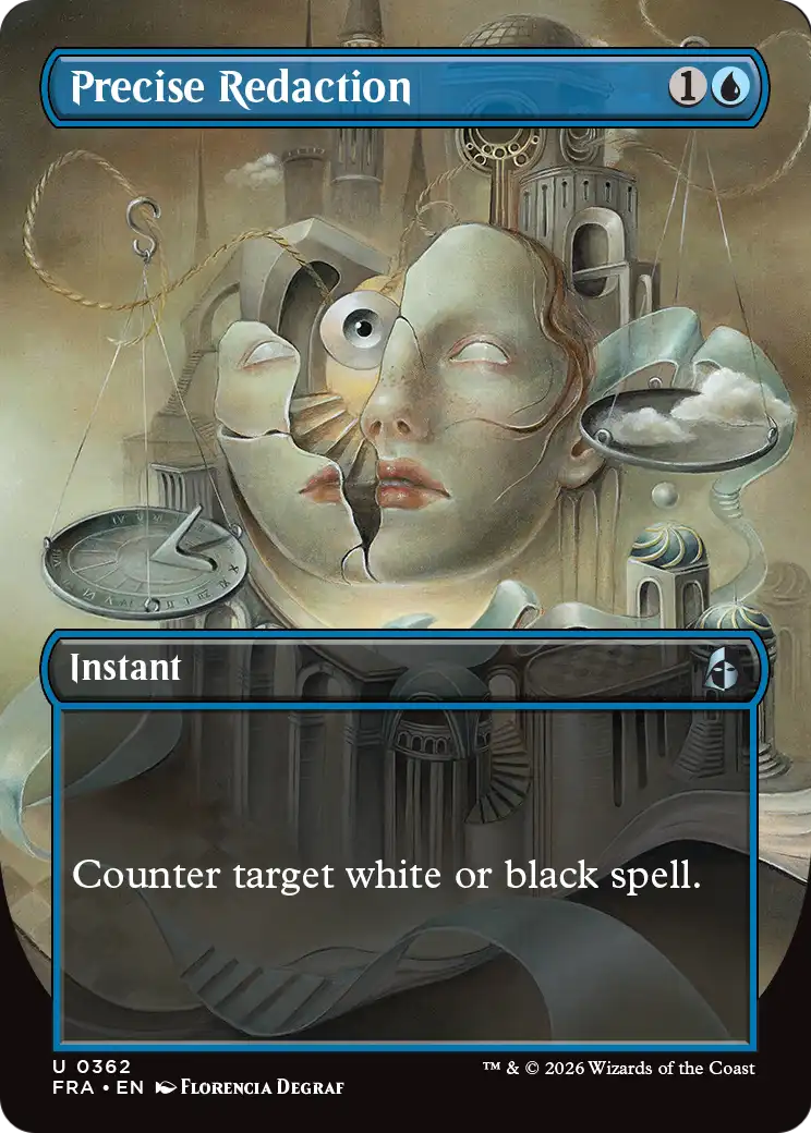 Precise Redaction (Borderless) [Reality Fracture] | Black Swamp Games