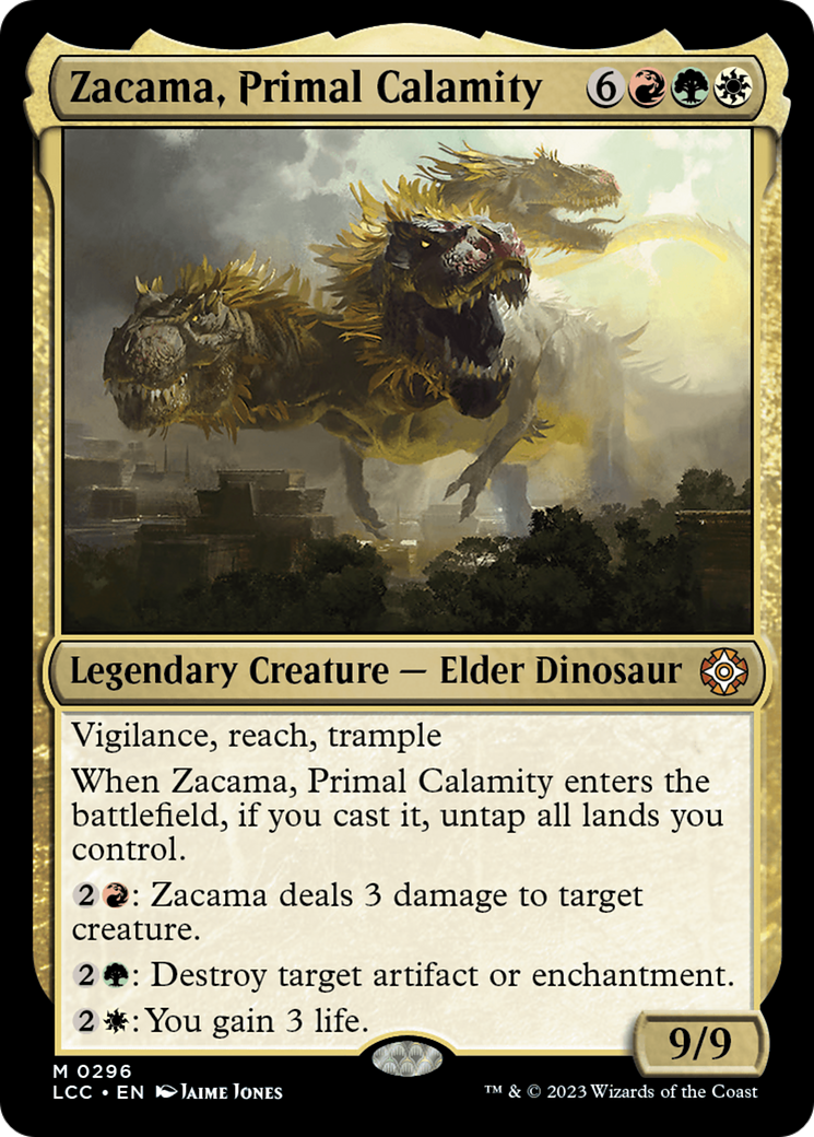 Zacama, Primal Calamity [The Lost Caverns of Ixalan Commander] | Black Swamp Games