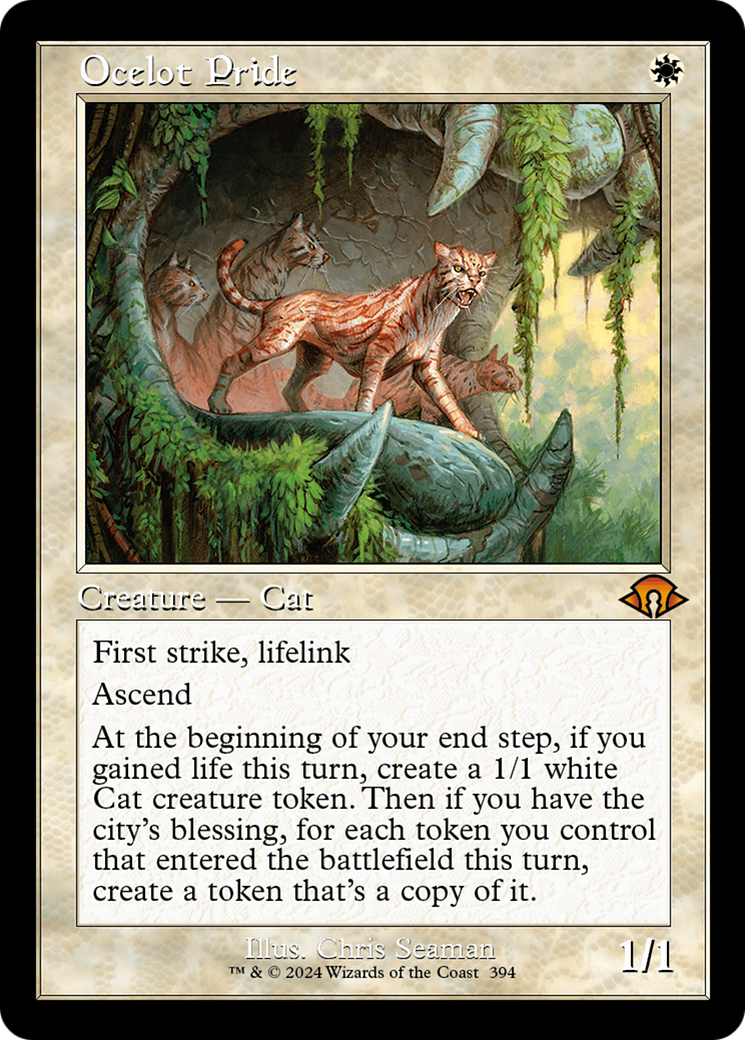 Ocelot Pride (Retro) [Modern Horizons 3] | Black Swamp Games