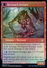 Ill-Tempered Loner // Howlpack Avenger [Innistrad: Crimson Vow Prerelease Promos] | Black Swamp Games