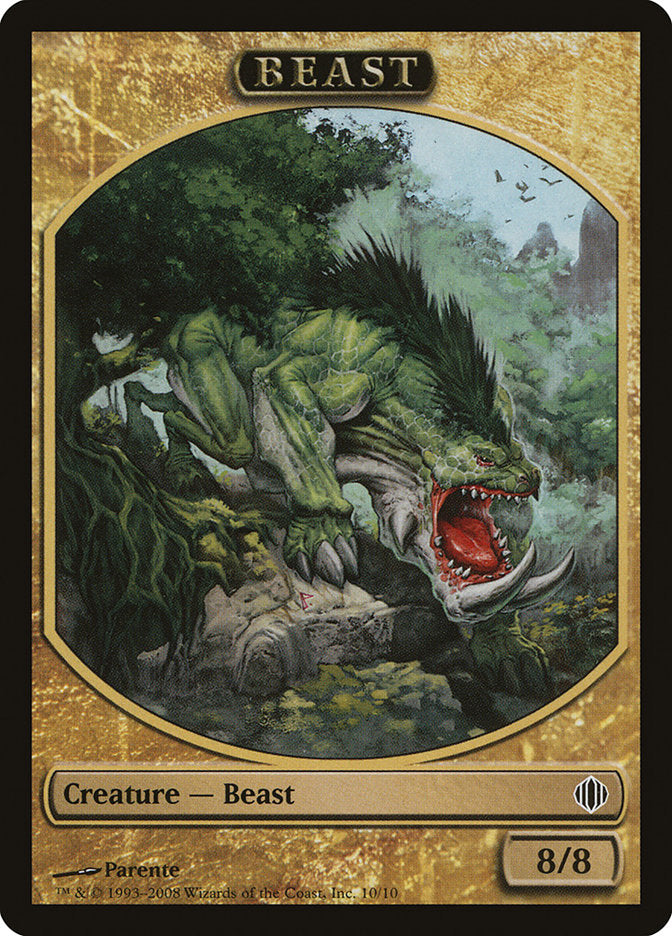 Beast Token [Shards of Alara Tokens] | Black Swamp Games