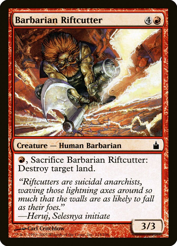Barbarian Riftcutter [Ravnica: City of Guilds] | Black Swamp Games