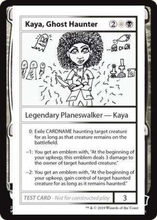 Kaya, Ghost Haunter (2021 Edition) [Mystery Booster Playtest Cards] | Black Swamp Games