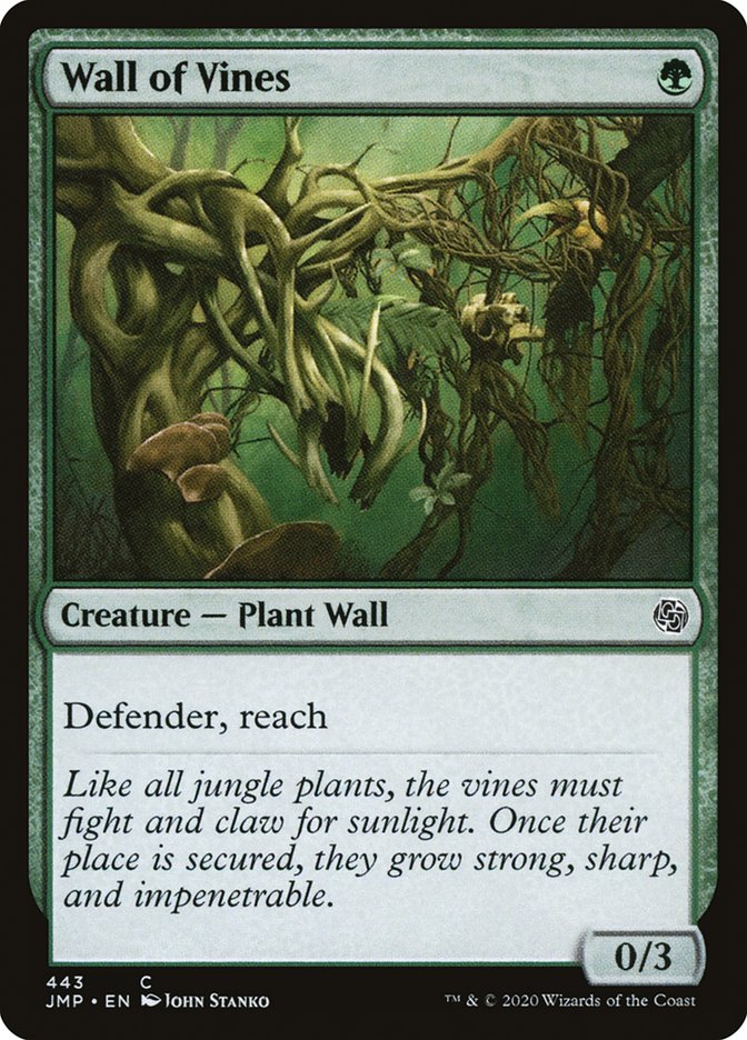 Wall of Vines [Jumpstart] | Black Swamp Games