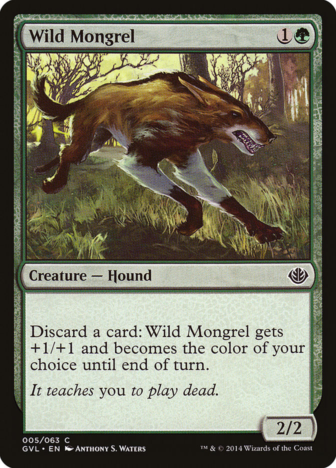 Wild Mongrel (Garruk vs. Liliana) [Duel Decks Anthology] | Black Swamp Games