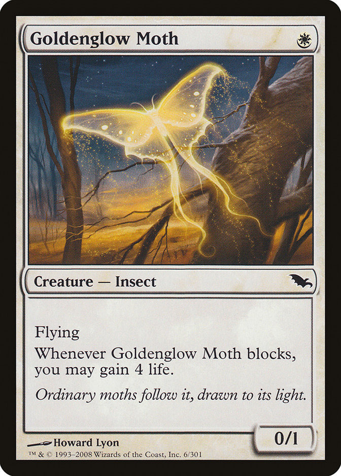 Goldenglow Moth [Shadowmoor] | Black Swamp Games