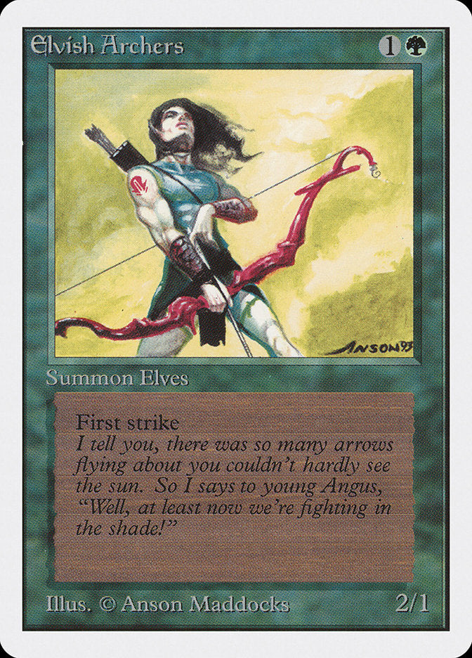 Elvish Archers [Unlimited Edition] | Black Swamp Games