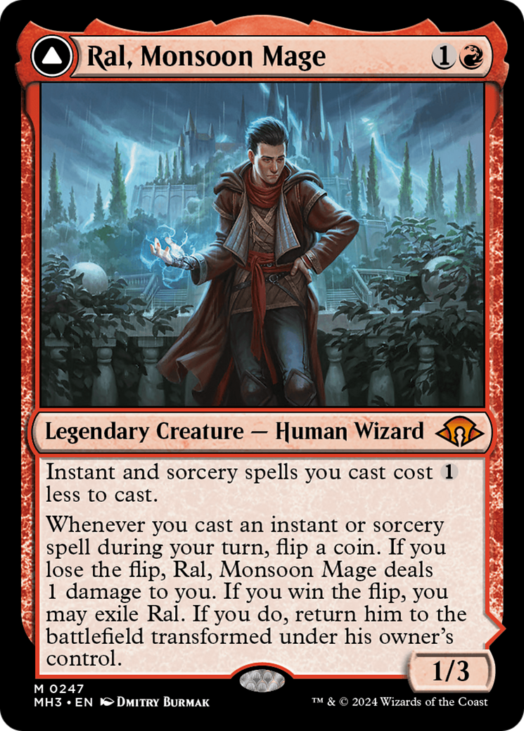 Ral, Monsoon Mage // Ral, Leyline Prodigy [Modern Horizons 3] | Black Swamp Games