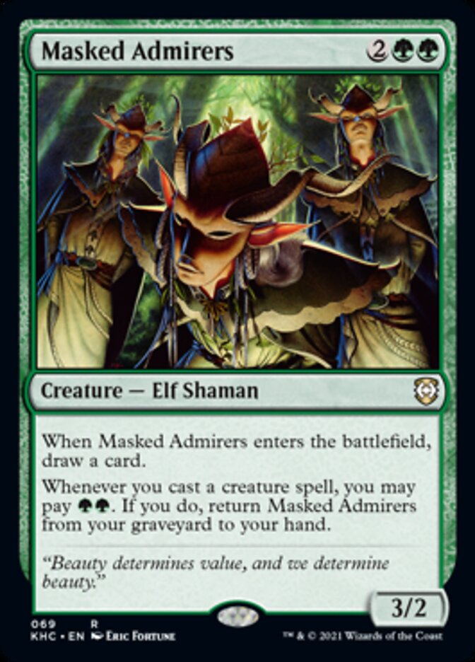 Masked Admirers [Kaldheim Commander] | Black Swamp Games