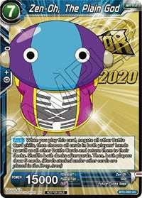 Zen-Oh, The Plain God (BT2-060) [Tournament Promotion Cards] | Black Swamp Games