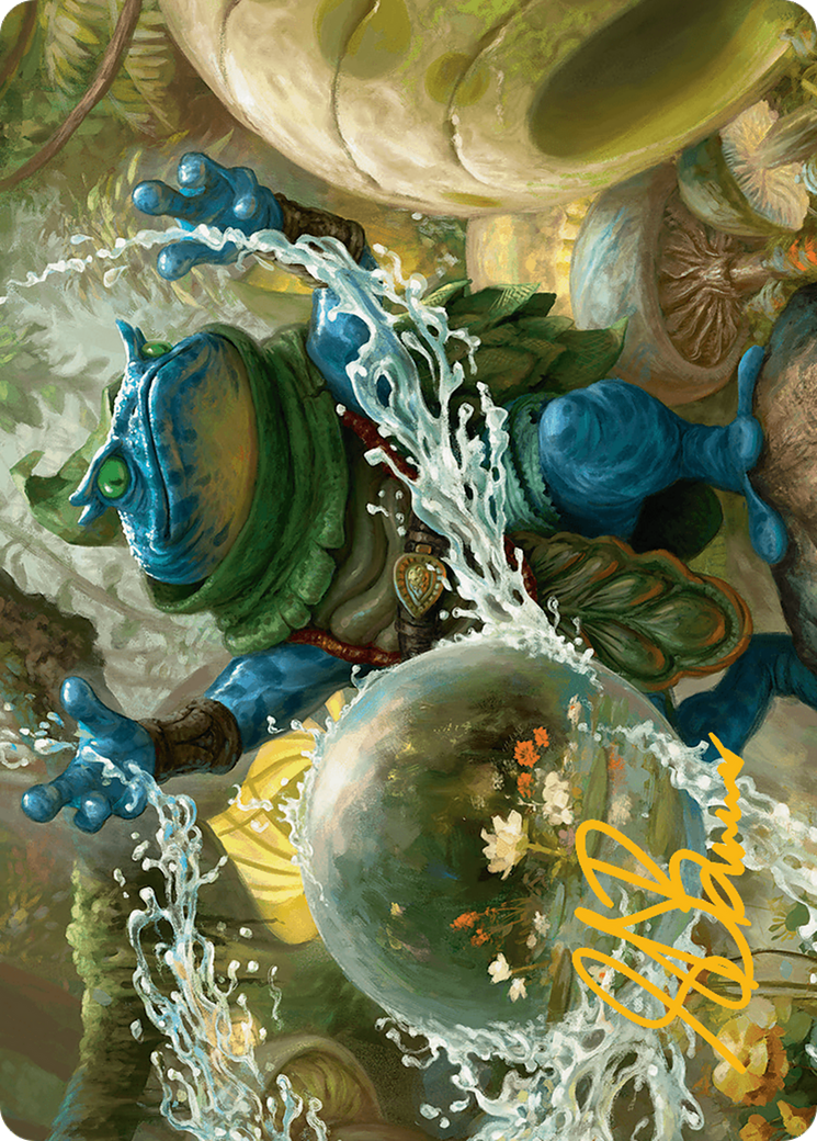 Pond Prophet Art Card (Gold-Stamped Signature) [Bloomburrow Art Series] | Black Swamp Games