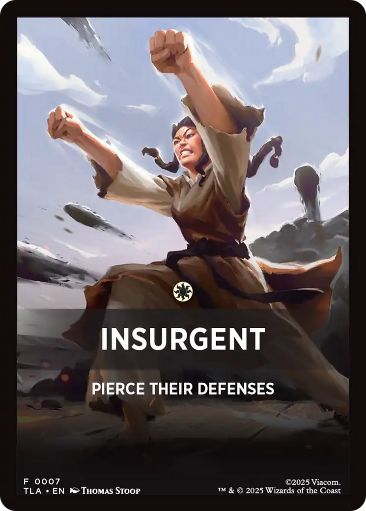 Insurgent Theme Card [Avatar: The Last Airbender Tokens] | Black Swamp Games