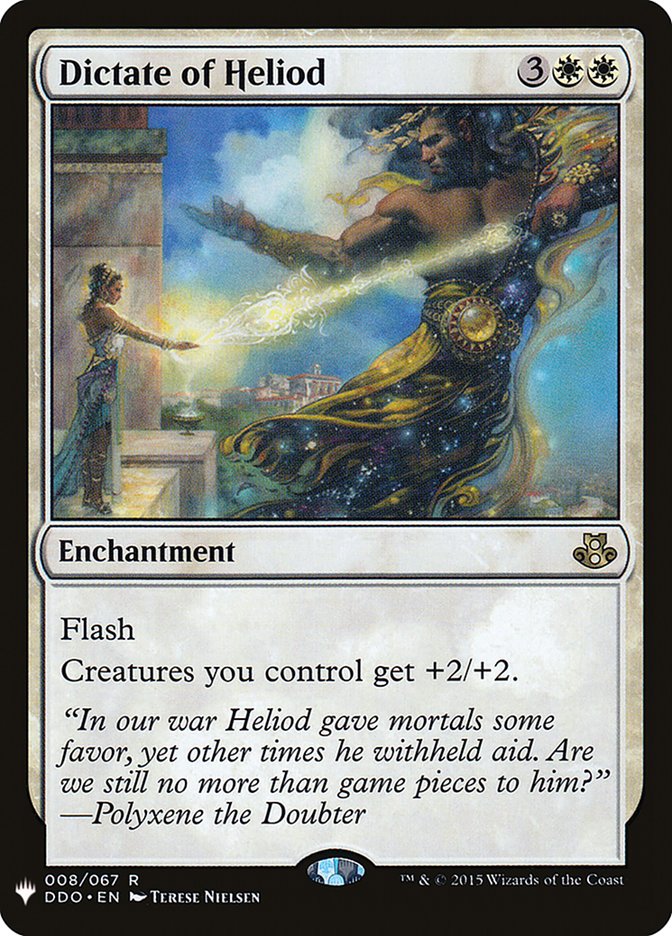 Dictate of Heliod [Mystery Booster] | Black Swamp Games