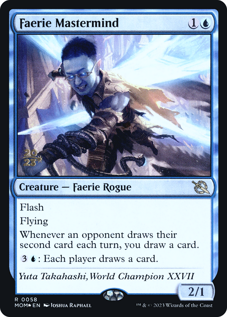 Faerie Mastermind [March of the Machine Prerelease Promos] | Black Swamp Games