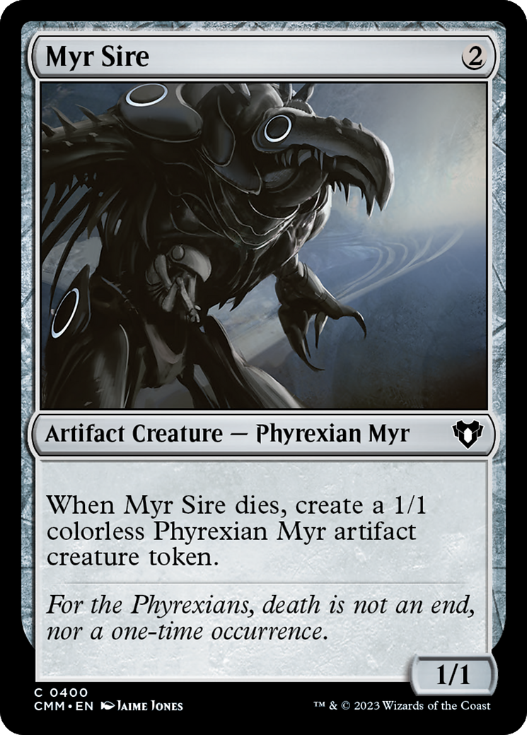 Myr Sire [Commander Masters] | Black Swamp Games