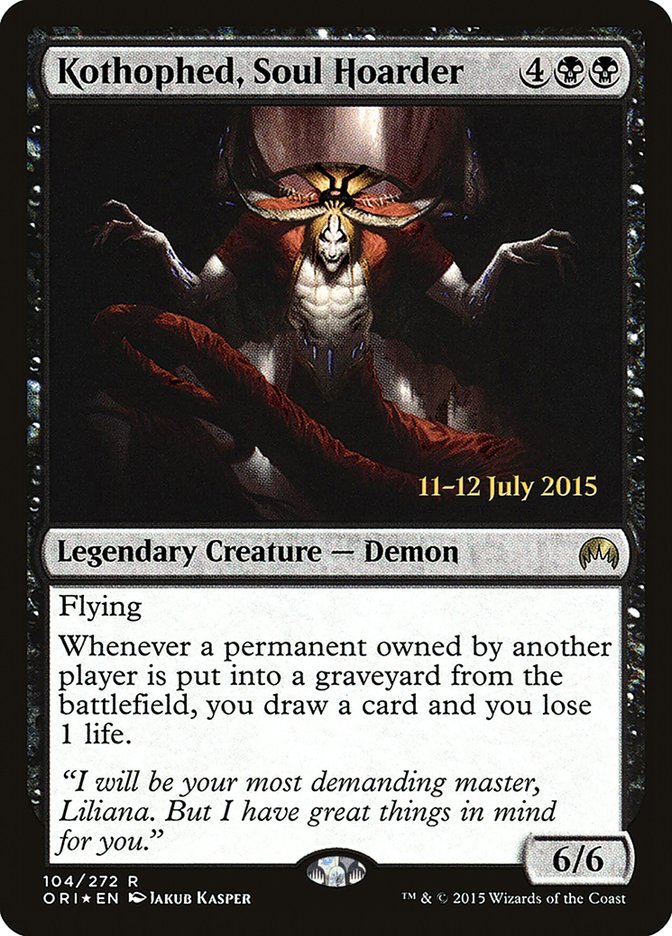 Kothophed, Soul Hoarder [Magic Origins Prerelease Promos] | Black Swamp Games