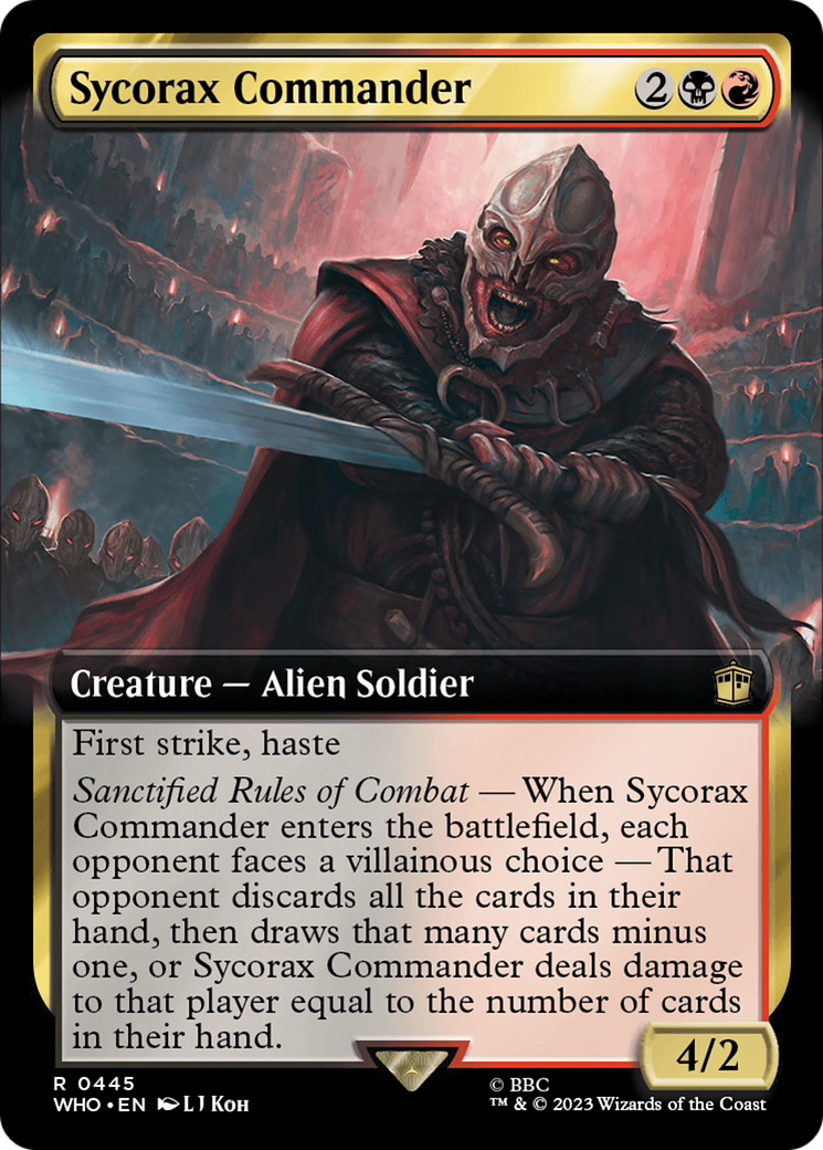 Sycorax Commander (Extended Art) [Doctor Who] | Black Swamp Games